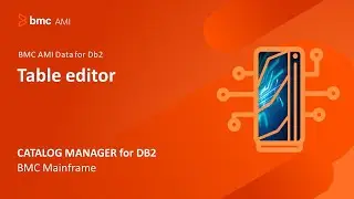 CATALOG MANAGER for DB2 - Table editor
