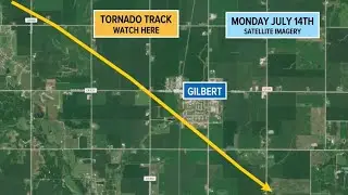 Weekend tornado in Story County confirmed, satellite data reveals damage scar