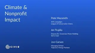 Climate & Nonprofit Impact Panel Discussion