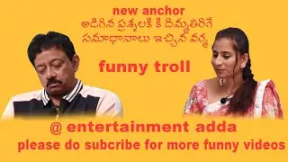 Ram gopal varma giving bold answers to anchor meaning less questions