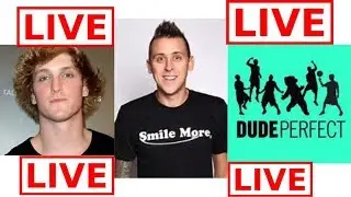 (LOGAN PAUL, DUDE PERFECT, ROMAN ATWOOD) LIVE SUBSCRIBER COUNT!!!