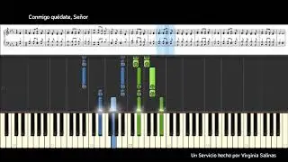 Abide with Me; ’Tis Eventide / Conmigo quédate, Señor / LDS / SUD Piano Tutorial