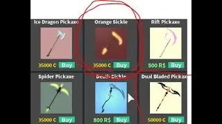 STRUCID ITEM SHOP UPDATE! NEW STYLISH EMOTE FOR COINS! ORANGE SICKLE AND SPIDER PICKAXE SHOWCASE!