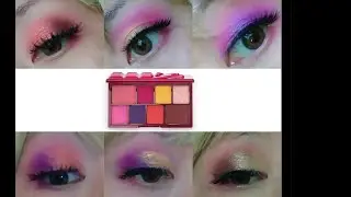 1 palette 6 looks- I heart Revolution sour cherry palette