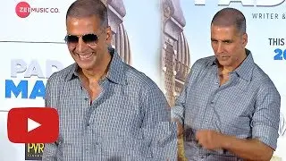 Akshay Kumar REACTS On His NEW BALD Look At Padman Song Launch