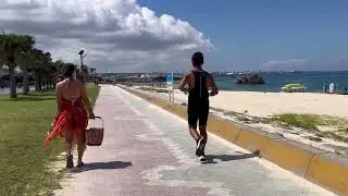 【4K】Popular tourist attractions in Japan! Okinawa Araha Beach