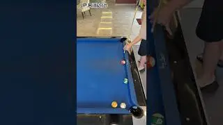 Masse shot - Eight Ball #billiard #billiards #8BallPool #trickshot #jpbilliard