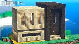 Minecraft House | Modern Wooden House Tutorial #5