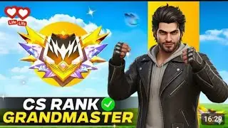 Finally Grandmaster Done ✅ Cs RankPushing With Random Players | Season 34