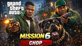 GTA 5 Story – CHOP 🐶 Mission 😳 Insane Chase  & Fun Moments | Hindi | Part 6 #viral #trending #game 