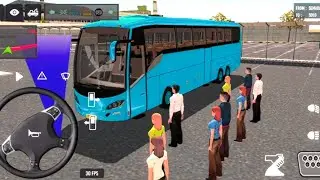 🤯Bus Simulator😈Gameplay💥 Passenger Pickup & Drop 🚌 Realistic Bus Driving Game Hindi
