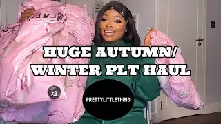 PRETTY LITTLE THING AUTUMN WINTER TRY-ON HAUL | Puffer jacket |Knitter| cargo trousers| gloves