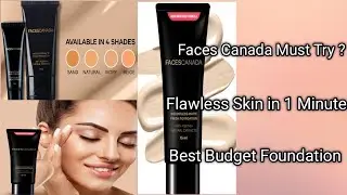 Faces Canada Weightless Matte Foundation Review| Best Matte Foundation for Indian Skin 