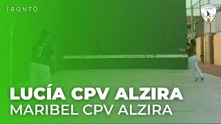 🟢FRONTÓ INDIVIDUAL 4 I MIG — 1ª FEMENINA — LUCÍA CPV ALZIRA vs MARIBEL CPV ALZIRA — 10/1/2026