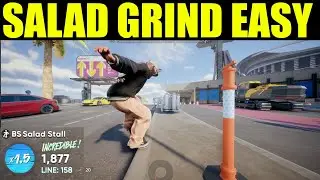 skate 4 - how to salad grind (advanced grind guide) | trick of the day