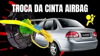 Corsa Classic 2014: Troca Completa da Cinta de Airbag Passo a Passo