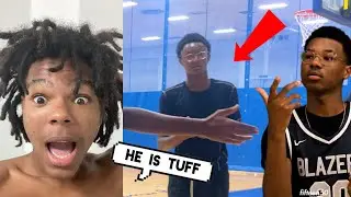 Bryce James lookalike PULLED UP to my basketball gym and dropped 20points 😳(he almost dunked on me )
