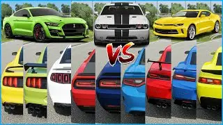 Forza Horizon 4 - Top 12 Fastest Ford Vs Dodge Vs Chevrolet Cars | Top Speed Battle (Upgrade)