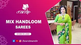 Mix Handloom Sarees Collection | WhatsApp Number 733 733 7000 | Brand Mandir Sarees LIVE