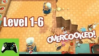 LEVEL 1-6 | 3 Star Guide - Solo | Overcooked