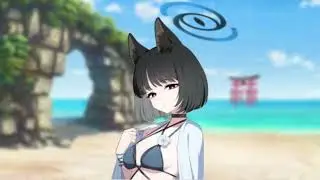 [Blue Archive] Kikyou (Swimsuit) - I-itsu made kōshite iru tsumori?