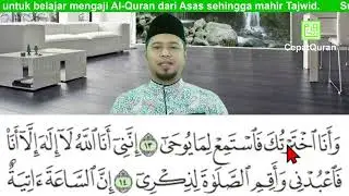 Cepat Quran Ilmu Tajwid Surah Taha ayat 13-37