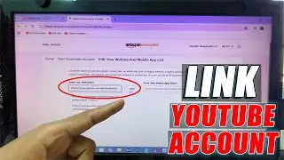 how to link youtube channel to amazon associates account on pc/laptop?