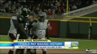 Woman on Track to Become First Female NFL Ref