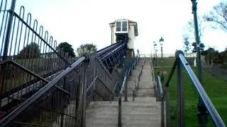 Riding the Cliff Lift in Southend-on-Sea (Dec 11)