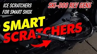 Smart Ice Scratchers for Smart Shox: Install Qualipieces Trail Blizzer Ski-Doo Rev Gen5 Snowmobile