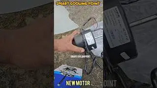 Blue Star air conditioner outdoor unit fan motor replaced