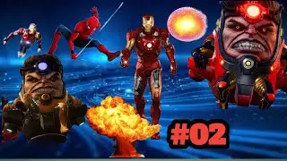 M.O.D.O.K Vs Iron man Vs Spider man || Marvel Future revolution || Gameplay Part 02