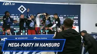 HSV: Mega-Party nach Aufstieg - Spieler crashen Polzin-PK