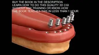 Learn to create Dental 3D animations and dental 3D content with this book in less than 1 hour!