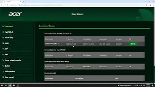 ACER Wave 7 Mesh Router: Как проверить подключенные устройства?