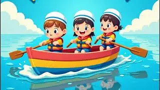 Row Row Row Your Boat 🚣&zwj;♀️ Kids Nursery Rhymes & Baby Songs | Laila Fun