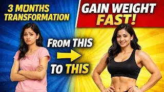 How to Gain Weight in 3 Months | Healthy Weight Gain Tips for Skinny People 💪