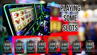 playing a slot game called Diamond Cats