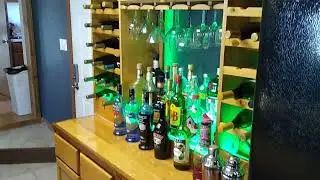 Wine & beer glass cabinet for my home bar