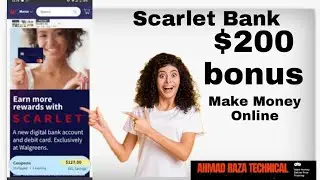 Scarlet Bank Method | New Billing Method | $200 Bonus Reward | Make Money Online | How To Make Money