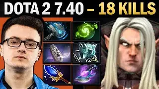 Invoker Pro MID with Meteor and 18 Kills - Dota 2 Gameplay