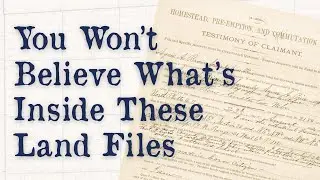 Homestead, Bounty Land, or Cash Sale? Unlocking the Secrets of Federal Land Records