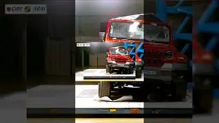 Mahindra Thar Roxx Bharat  Cresh Ncap test ⭐⭐⭐⭐⭐ star rating #unickcars #tharroxx2024