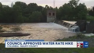 Council approves water rake hike in Columbia