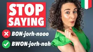 DO NOT say these 15 Italian Words Wrong! Say them PROPERLY in Italian!