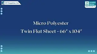 Micro Polyester Twin Flat Sheet - 66