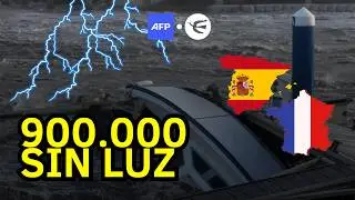 CAOS TOTAL EN FRANCIA Y ESPA&Ntilde;A: El temporal Nils deja muertos y un apag&oacute;n masivo 🚨🇪🇸
