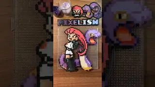 Pok&eacute;mon TeamRocket Trainer Jessie - perlerbeads arbork ekans #pokemon#teamrocket#perlerbeads#ekans