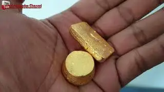 how to melt gold fragments together in one lump  By using induction heater and graphite crucible