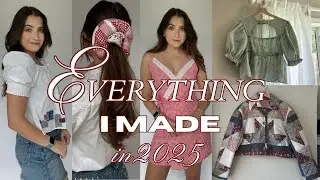 Everything I made in 2025! Sewing, Upcycling, & Pattern Making